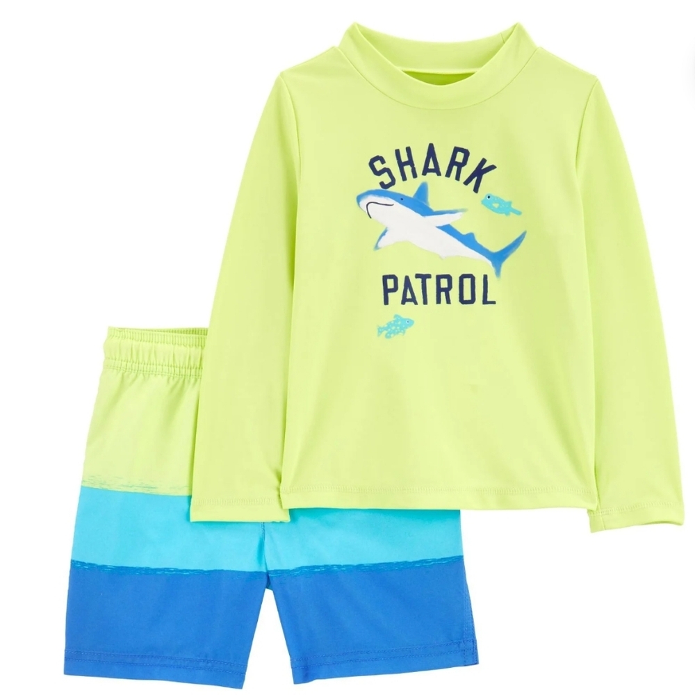 B1G1@50%Off- Carter’s Child of Mine Infant Toddler Boy Two-Piece Rash Guard Set